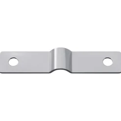 vidaXL Strijkplaat 2 st Zilver 50 x 10 x 1,2 mm IJzer