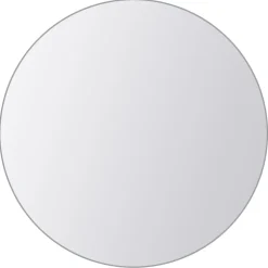 vidaXL 8 st Spiegeltegels rond glas