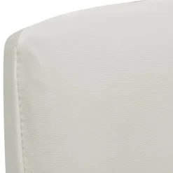 vidaXL 6 st Stoelhoezen recht stretch crèmekleurig