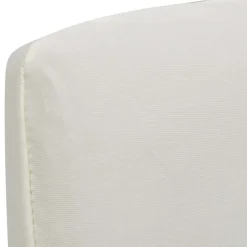 vidaXL 6 st Stoelhoezen recht stretch crèmekleurig