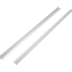 vidaXL 5 st Terras hoekplinten 170 cm aluminium zilverkleurig