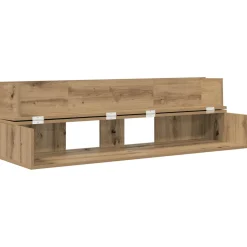 vidaXL studiobureau Artisanaal eiken 152 x 40 x 19,5 cm Bewerkt hout