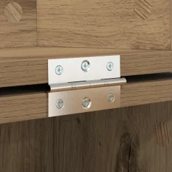 vidaXL studiobureau Artisanaal eiken 152 x 40 x 19,5 cm Bewerkt hout