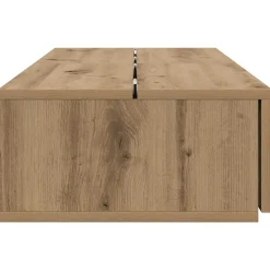 vidaXL studiobureau Artisanaal eiken 152 x 40 x 19,5 cm Bewerkt hout
