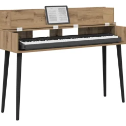 vidaXL studiobureau Artisanaal eiken 152 x 40 x 19,5 cm Bewerkt hout