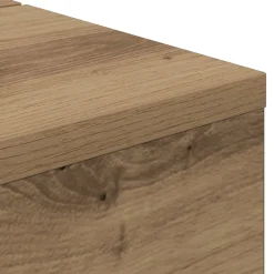 vidaXL studiobureau Artisanaal eiken 152 x 40 x 19,5 cm Bewerkt hout