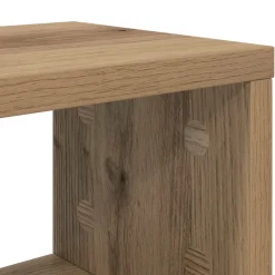vidaXL studiobureau Artisanaal eiken 152 x 42,5 x 36 cm Bewerkt hout