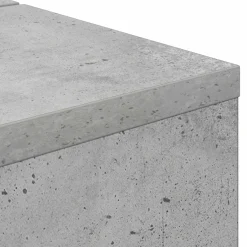 vidaXL studiobureau Betongrijs 152 x 40 x 19,5 cm Bewerkt hout