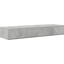vidaXL studiobureau Betongrijs 152 x 40 x 19,5 cm Bewerkt hout