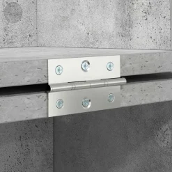 vidaXL studiobureau Betongrijs 152 x 40 x 19,5 cm Bewerkt hout