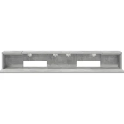 vidaXL studiobureau Betongrijs 152 x 36 x 19,5 cm Bewerkt hout