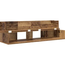 vidaXL studiobureau Eikenhout 152 x 40 x 19,5 cm Bewerkt hout