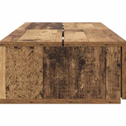 vidaXL studiobureau Eikenhout 152 x 40 x 19,5 cm Bewerkt hout