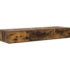 vidaXL studiobureau Gerookt eiken 152 x 40 x 19,5 cm Bewerkt hout