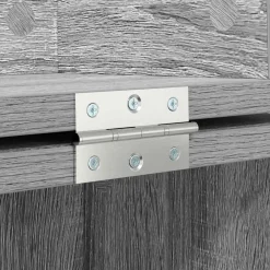vidaXL studiobureau Grijs Sonoma 152 x 40 x 19,5 cm Bewerkt hout
