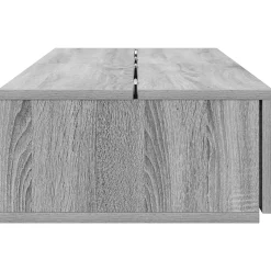 vidaXL studiobureau Grijs Sonoma 152 x 40 x 19,5 cm Bewerkt hout