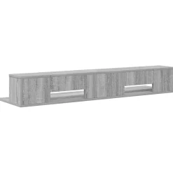 vidaXL studiobureau Grijs Sonoma 152 x 36 x 19,5 cm Bewerkt hout