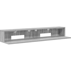 vidaXL studiobureau Grijs Sonoma 152 x 36 x 19,5 cm Bewerkt hout