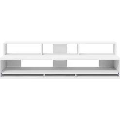 vidaXL studiobureau Wit 152 x 42,5 x 36 cm Bewerkt hout