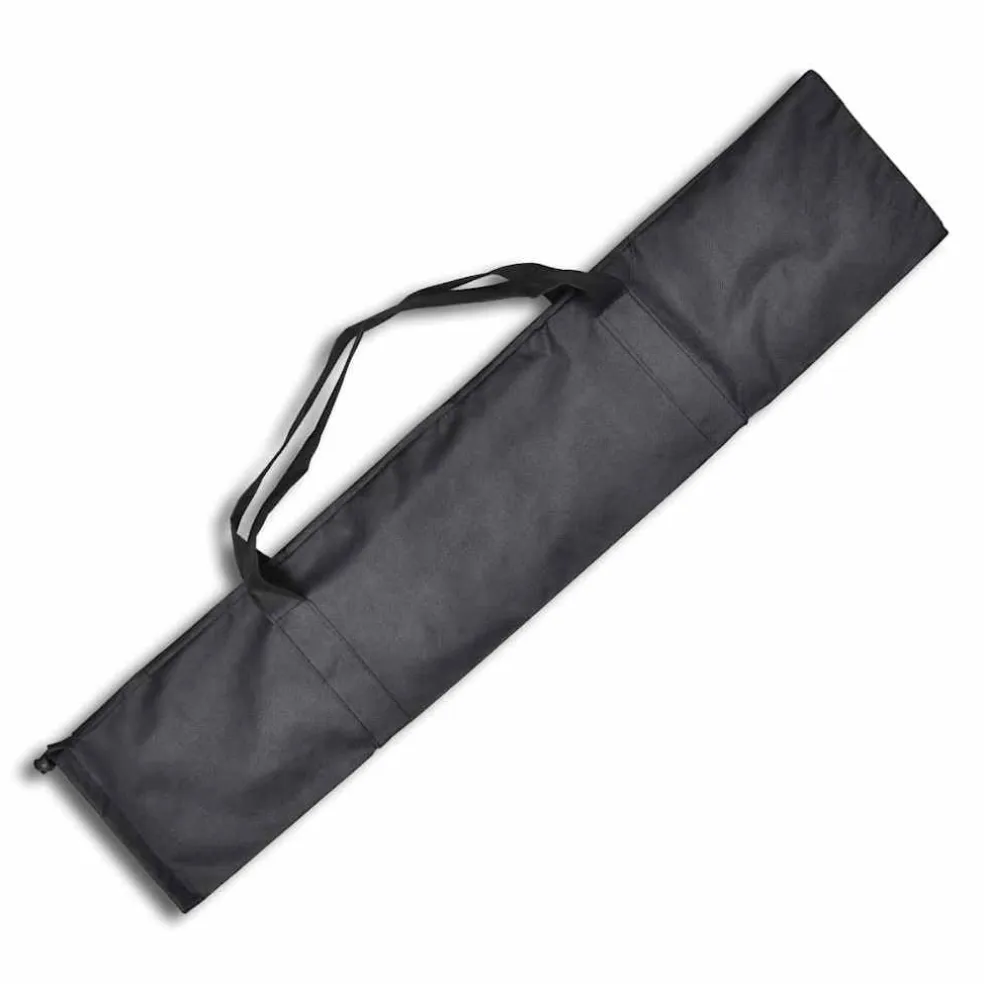 vidaXL Studioset met zwarte achtergrond en lampen 600x300 cm