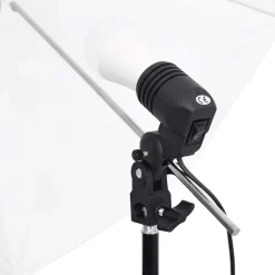 vidaXL Studioverlichtingsset met statieven en paraplu's