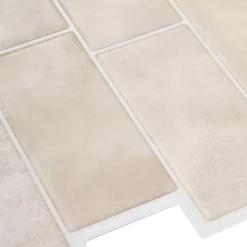 vidaXL Subway Tegel 10 st Beige Marmer 29 x 21 cm Polyurethaan en PET