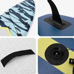 vidaXL SUP Board met zitplaats 2-in-1 APEX 305 x 76 x 15 cm Blauw