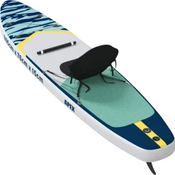 vidaXL SUP Board met zitplaats 2-in-1 APEX 305 x 76 x 15 cm Blauw