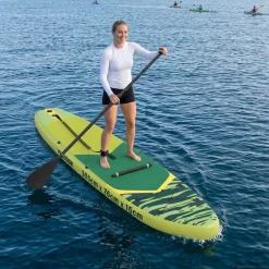 vidaXL SUP Board met zitplaats 2-in-1 POSEIDON 305 x 76 x 15 cm Groen