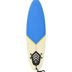 vidaXL Surfplank 170 cm blauw en crème