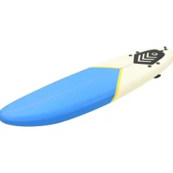 vidaXL Surfplank 170 cm blauw en crème