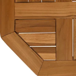 vidaXL Tafelblad achthoekig 40x40x2,5 cm massief teakhout