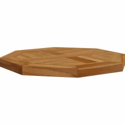 vidaXL Tafelblad achthoekig 40x40x2,5 cm massief teakhout