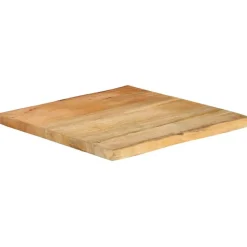 vidaXL Tafelblad met natuurlijke rand 40x40x2,5 cm massief mangohout