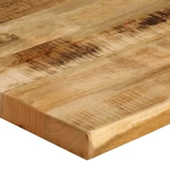 vidaXL Tafelblad met natuurlijke rand 40x40x3,8 cm massief mangohout