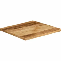 vidaXL Tafelblad met natuurlijke rand 40x40x3,8 cm massief mangohout