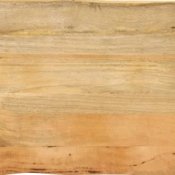 vidaXL Tafelblad met natuurlijke rand 40x40x3,8 cm massief mangohout