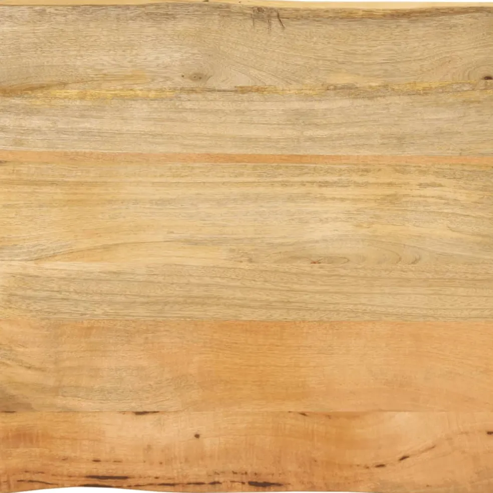 vidaXL Tafelblad met natuurlijke rand 40x40x3,8 cm massief mangohout