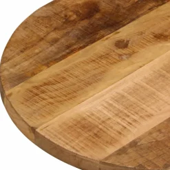 vidaXL Tafelblad ovaal 80x40x3,8 cm massief ruw mangohout