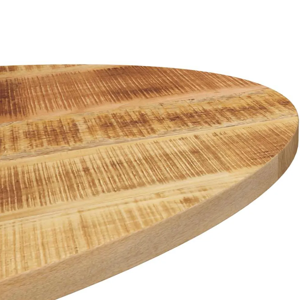 vidaXL Tafelblad ovaal 110x40x3,8 cm massief mangohout