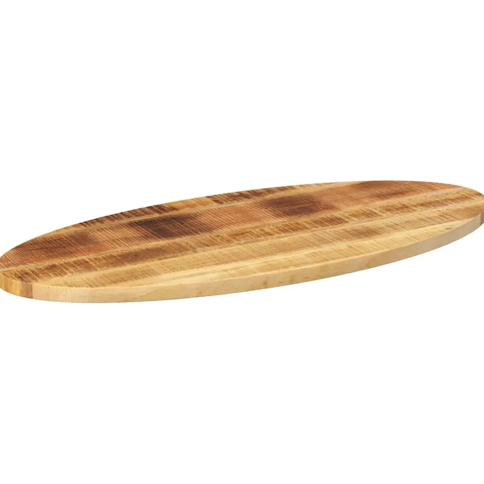vidaXL Tafelblad ovaal 110x40x3,8 cm massief mangohout