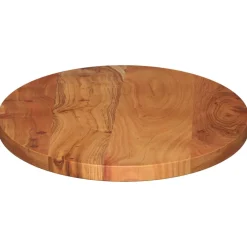 vidaXL Tafelblad ovaal 80x40x3,8 cm massief acaciahout