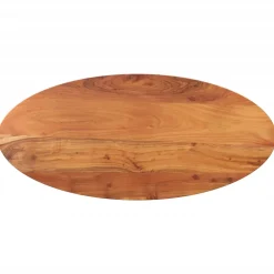 vidaXL Tafelblad ovaal 80x40x3,8 cm massief acaciahout