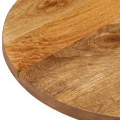 vidaXL Tafelblad ovaal 80x40x3,8 cm massief mangohout