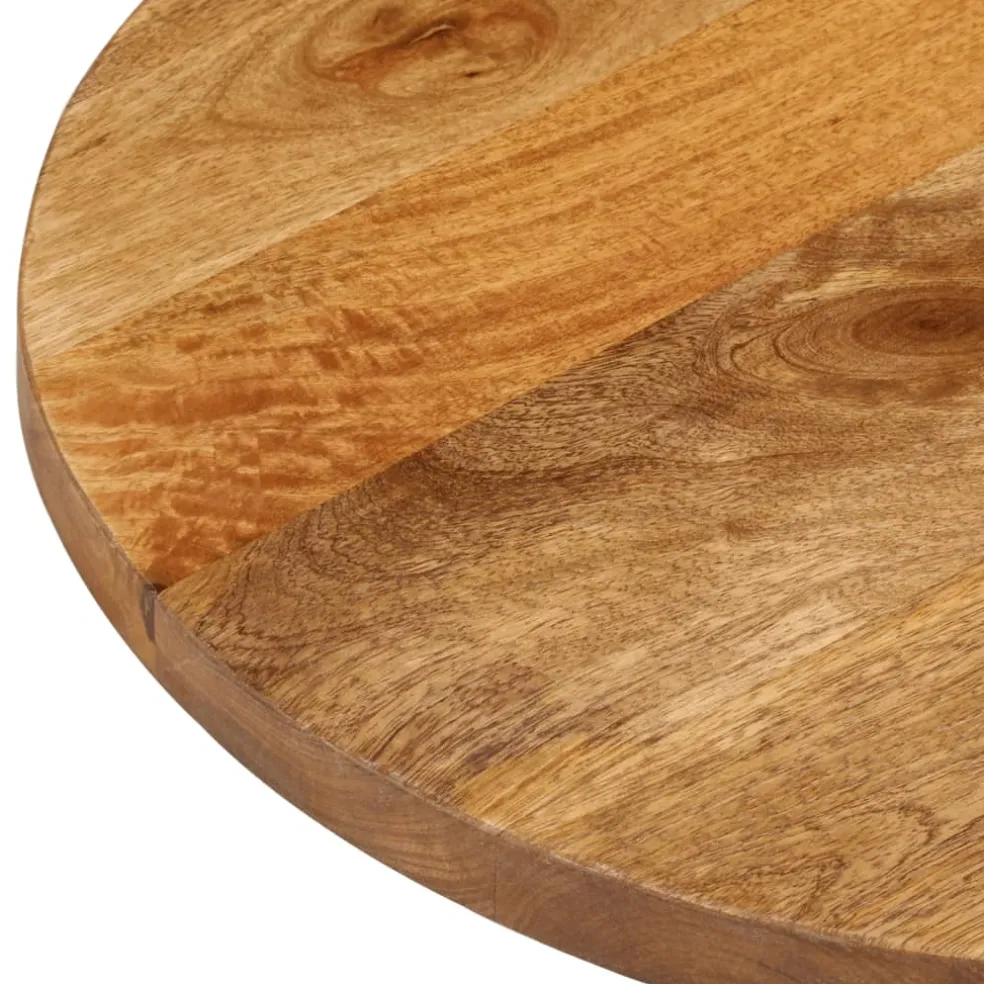 vidaXL Tafelblad ovaal 80x40x3,8 cm massief mangohout