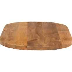 vidaXL Tafelblad ovaal 80x40x3,8 cm massief mangohout