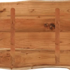 vidaXL Tafelblad rechthoekig natuurlijke rand 40x40x2,5 cm acaciahout
