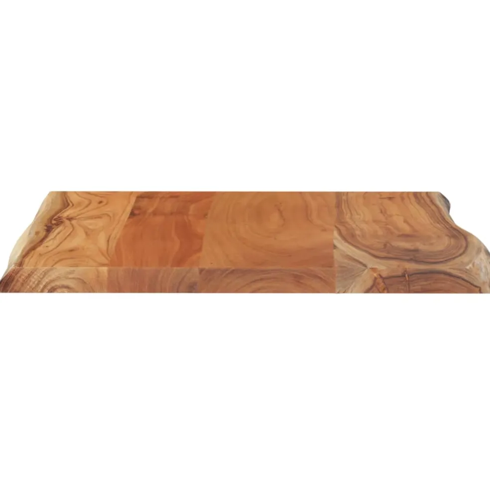 vidaXL Tafelblad rechthoekig natuurlijke rand 40x40x2,5 cm acaciahout