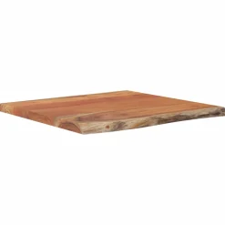 vidaXL Tafelblad rechthoekig natuurlijke rand 40x40x2,5 cm acaciahout
