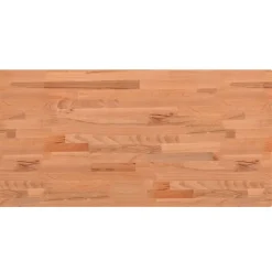 vidaXL Tafelblad rechthoekig 80x40x1,5 cm massief beukenhout
